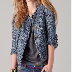 Tory Burch Daniela tweed jacket Size 6 NWOT